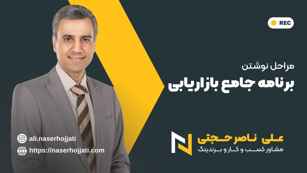 مراحل نوشتن برنامه جامع بازاریابی