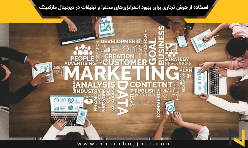 استفاده از هوش تجاری برای بهبود استراتژی‌های محتوا و تبلیغات در دیجیتال مارکتینگ