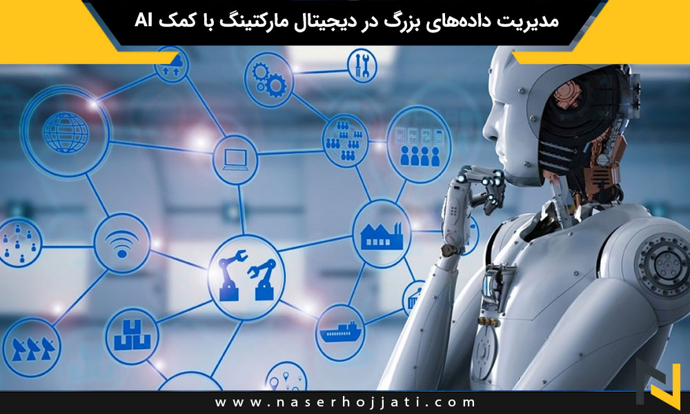 مدیریت داده‌های بزرگ در دیجیتال مارکتینگ با کمک AI