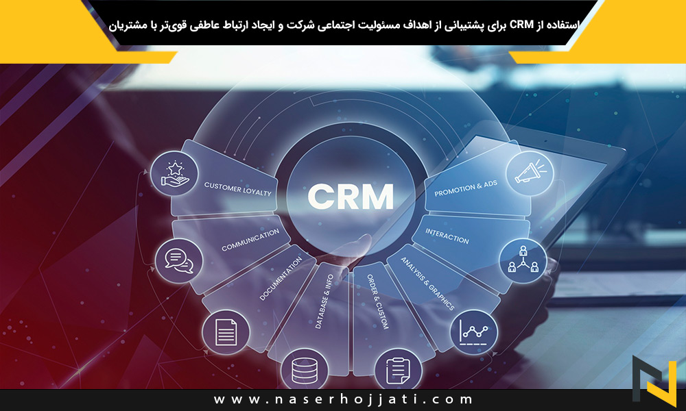 استفاده از CRM برای پشتیبانی از اهداف مسئولیت اجتماعی شرکت و ایجاد ارتباط عاطفی قوی‌تر با مشتریان