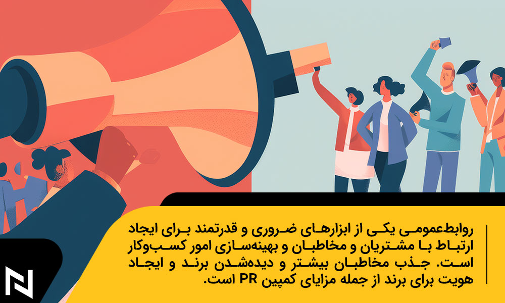 وظایف اصلی کمپین PR